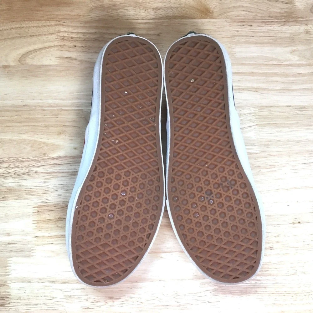 Vans Colorblock Classic Slip On Sneakers 9M 10.5W‎ Red Blue Yellow